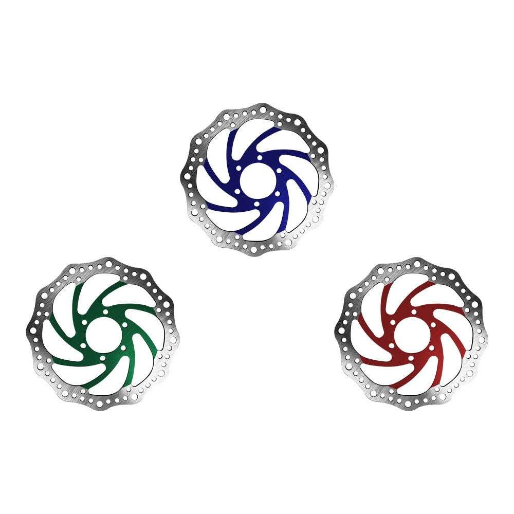 Disco de freno R6 160 mm distancia entre centros 48 mm (3 colores)