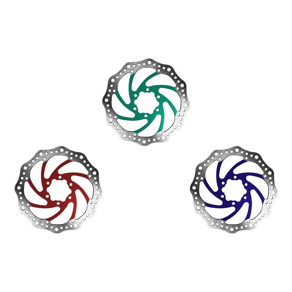 Disco de freno R6 140 mm distancia entre centros 44 mm (3 colores)
