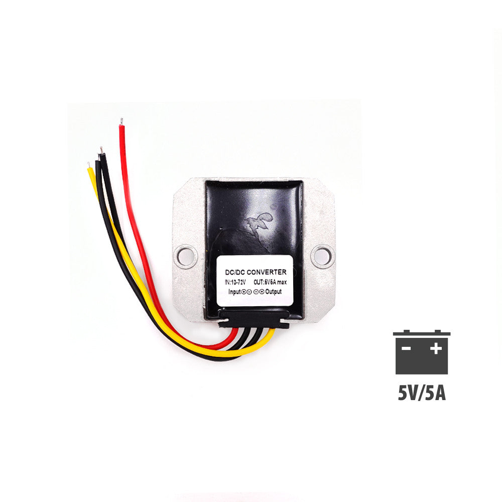 Convertidor de voltaje CC de aluminio (5V 5A)