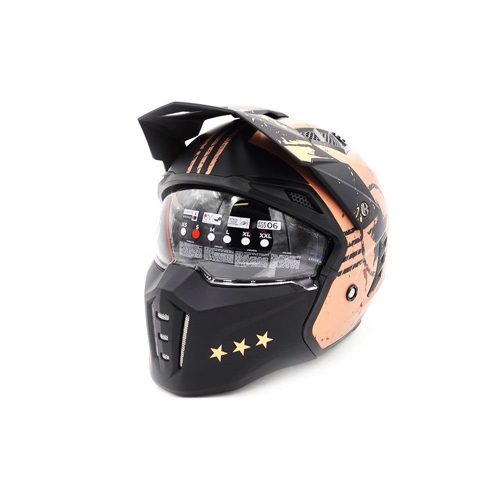 Casco STreet hero gold (talla S a XL)