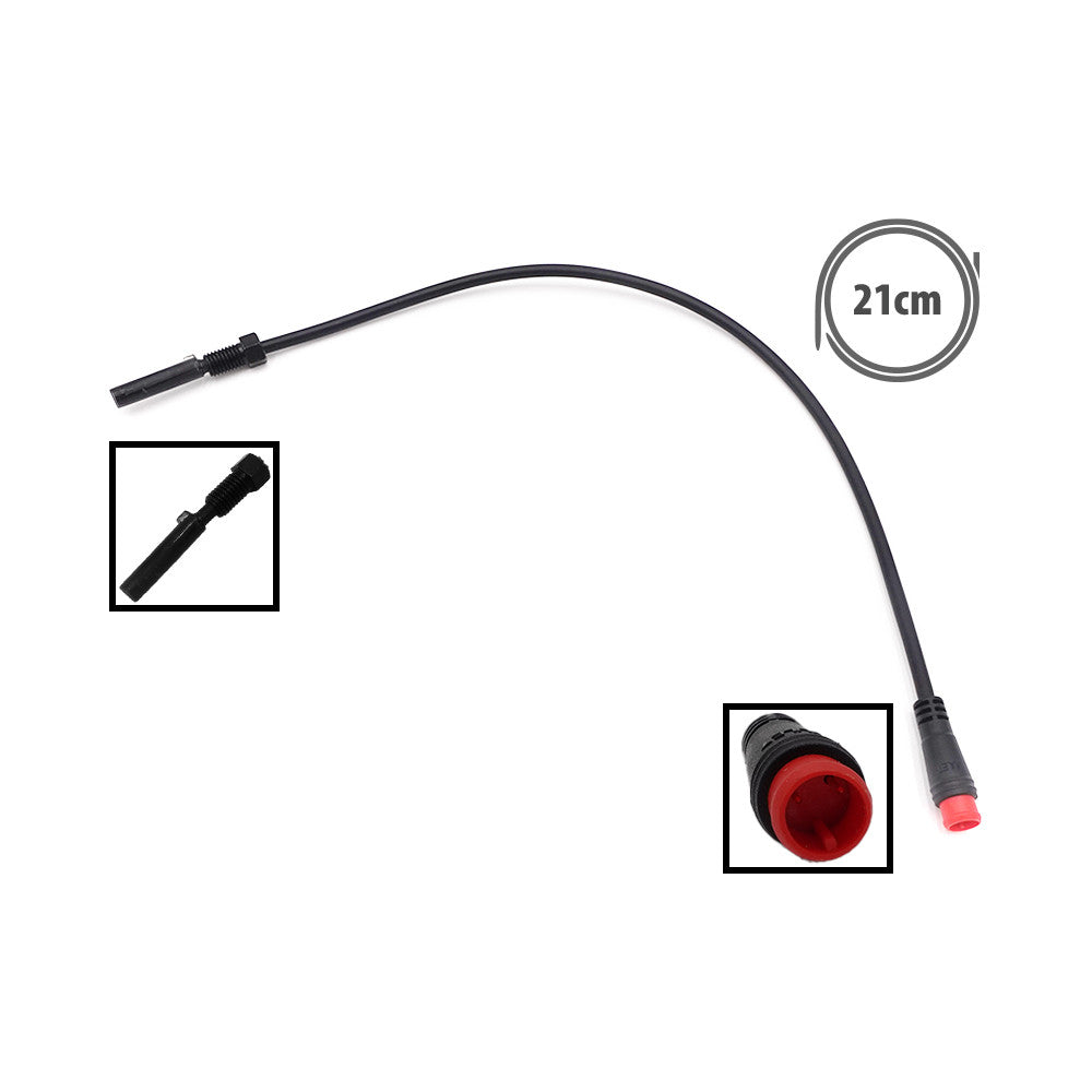 Zoom Sensor de freno Conector estanco de 2 clavijas 210mm
