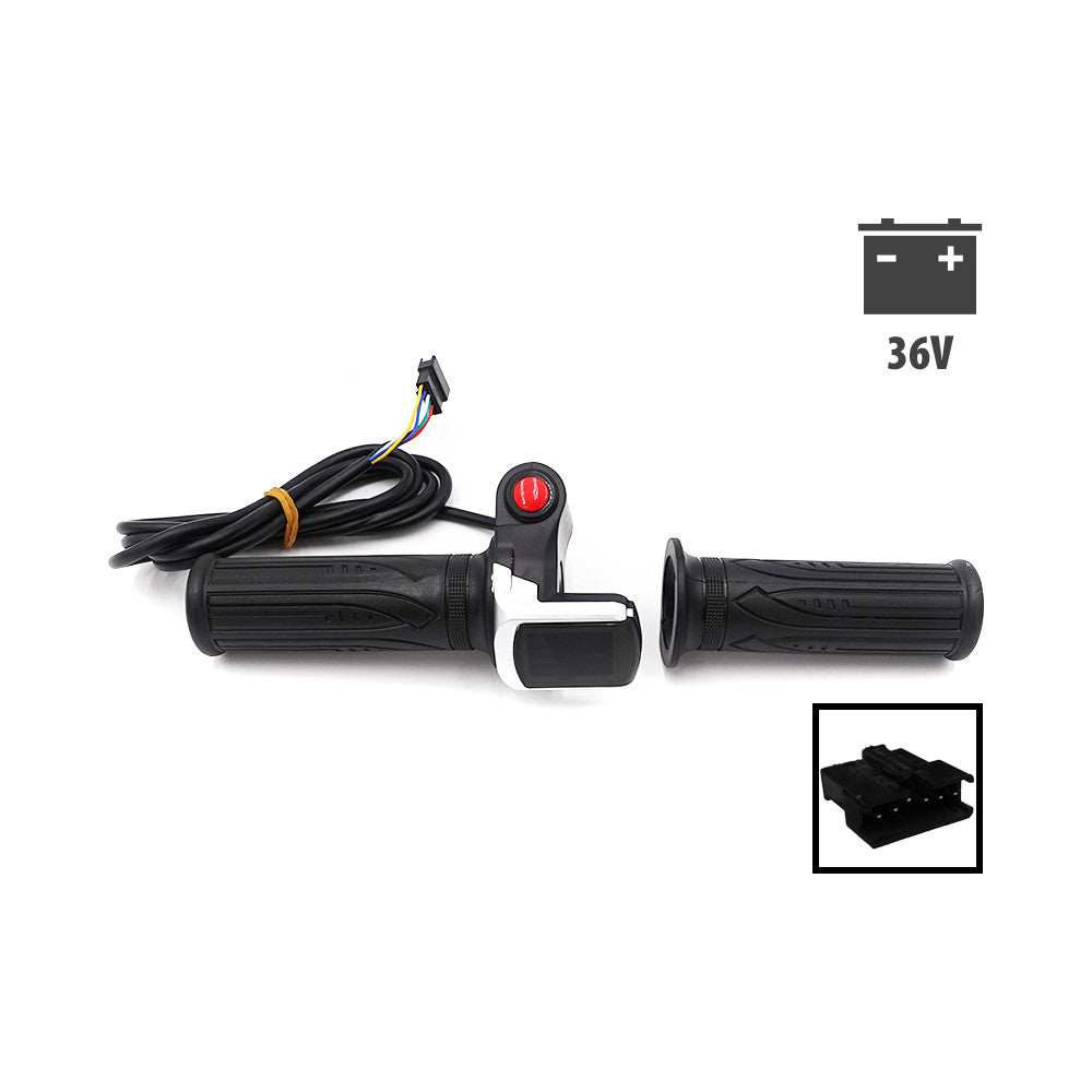 Acelerador de bicicleta de equilibrio con interruptor de 36V