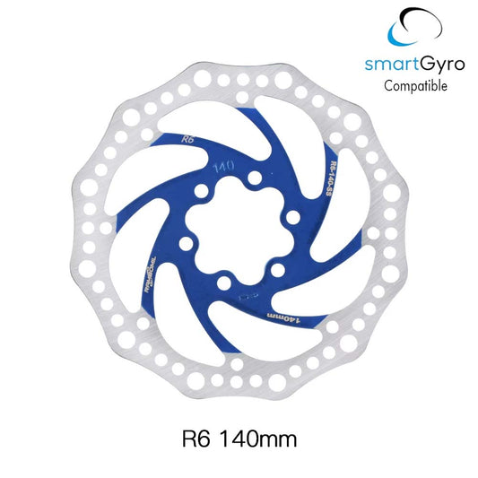 Disco de freno R6.1 140mm 6H azul