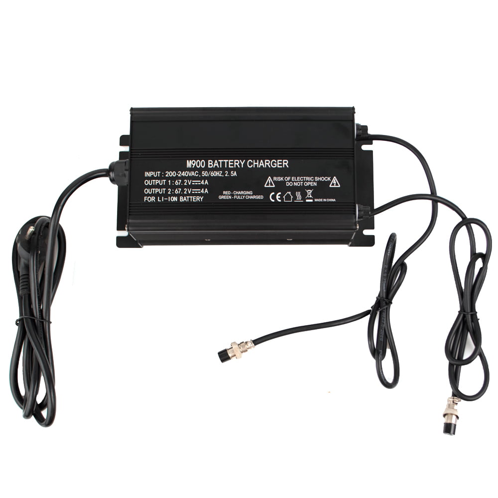 Cargador 60V 8A Conector 2* GX16