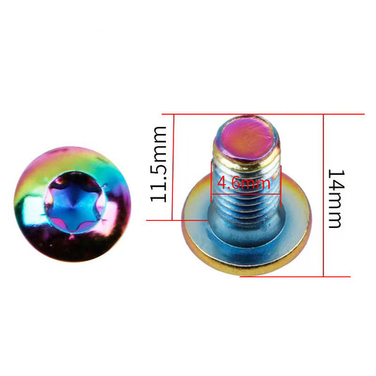 Tornillos de disco rojo (Pack 12 unidades)