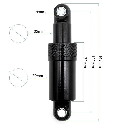 Amortiguador suspensión trasera SmartGyro K2 - 2uds