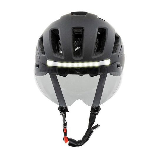 Casco negro Sport con pantalla
