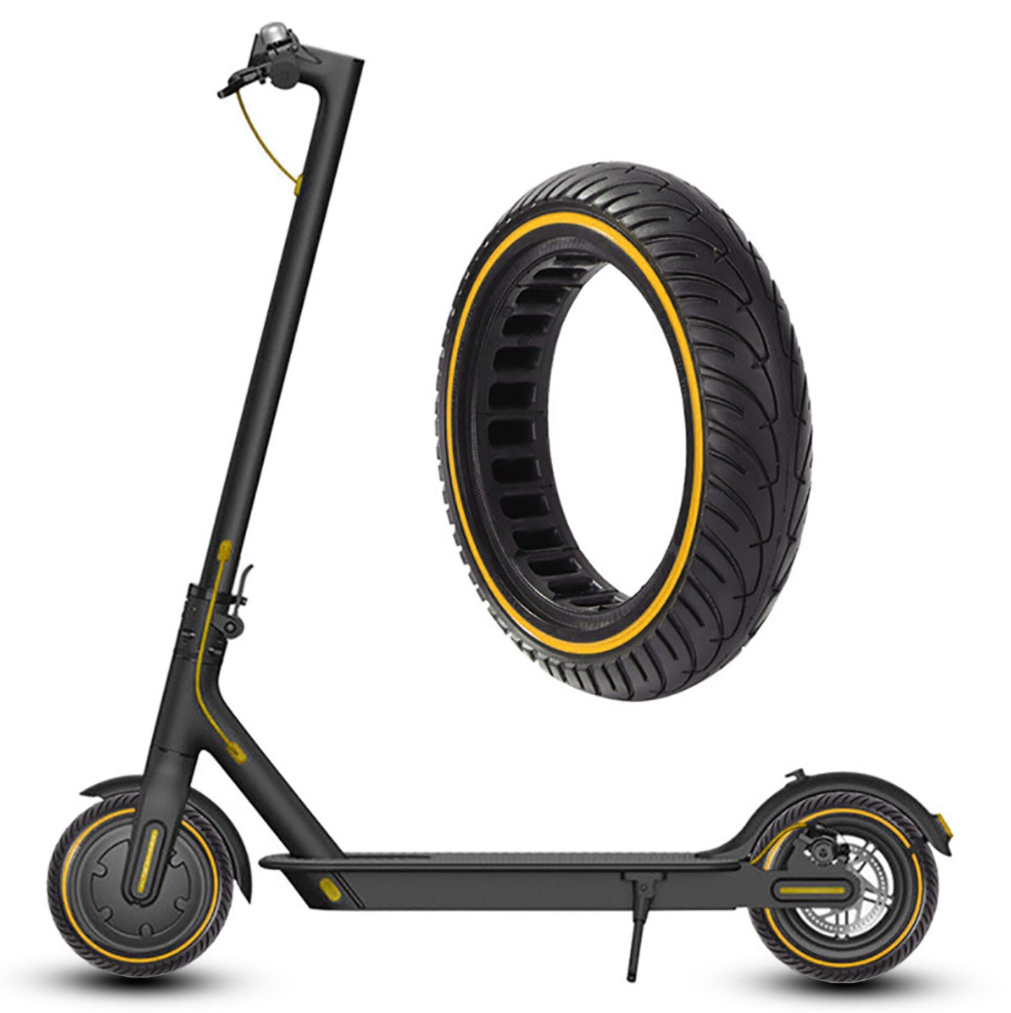 Roue pleine ultralégère 8,5×2