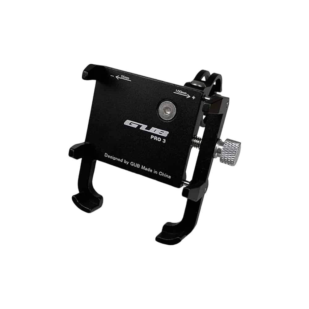 Soporte teléfono GUB Pro 3 negro