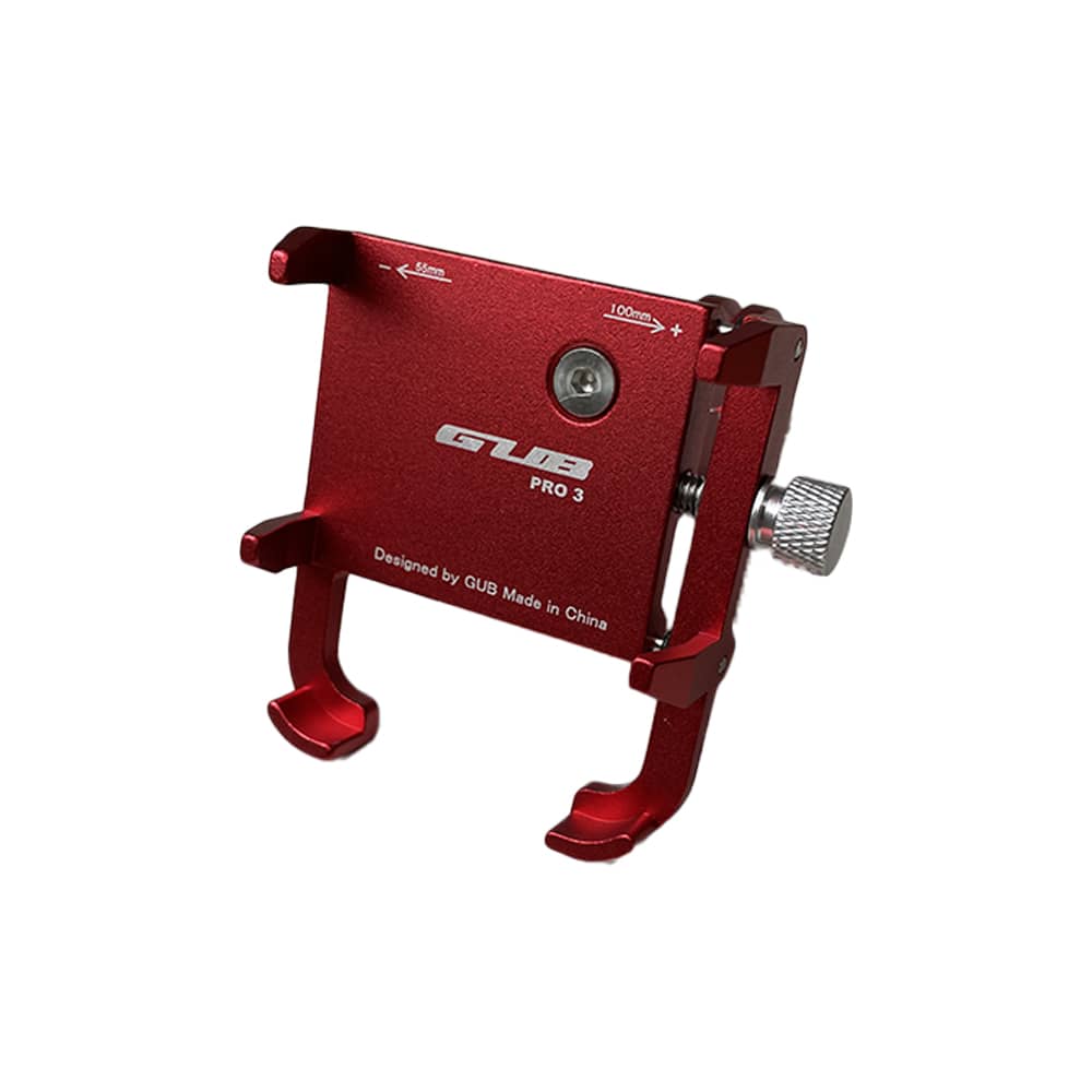 Soporte para teléfono GUB Pro 3 rojo