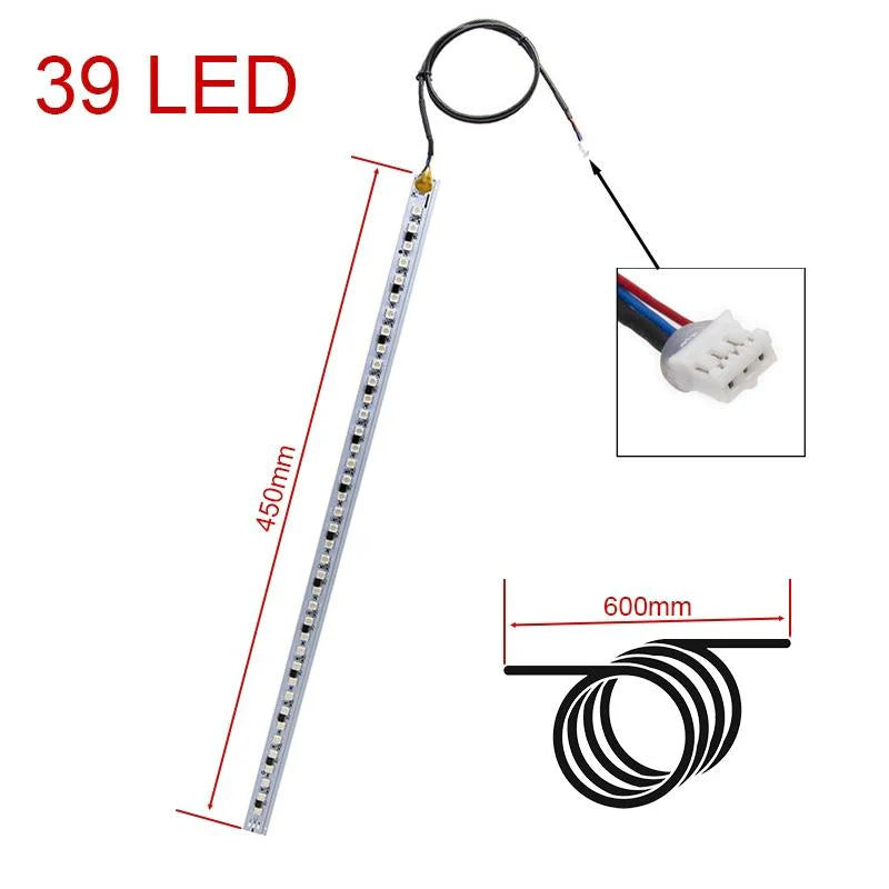 Led oeil d'aigle blanc 12-36V pour Kugoo G2 Pro
