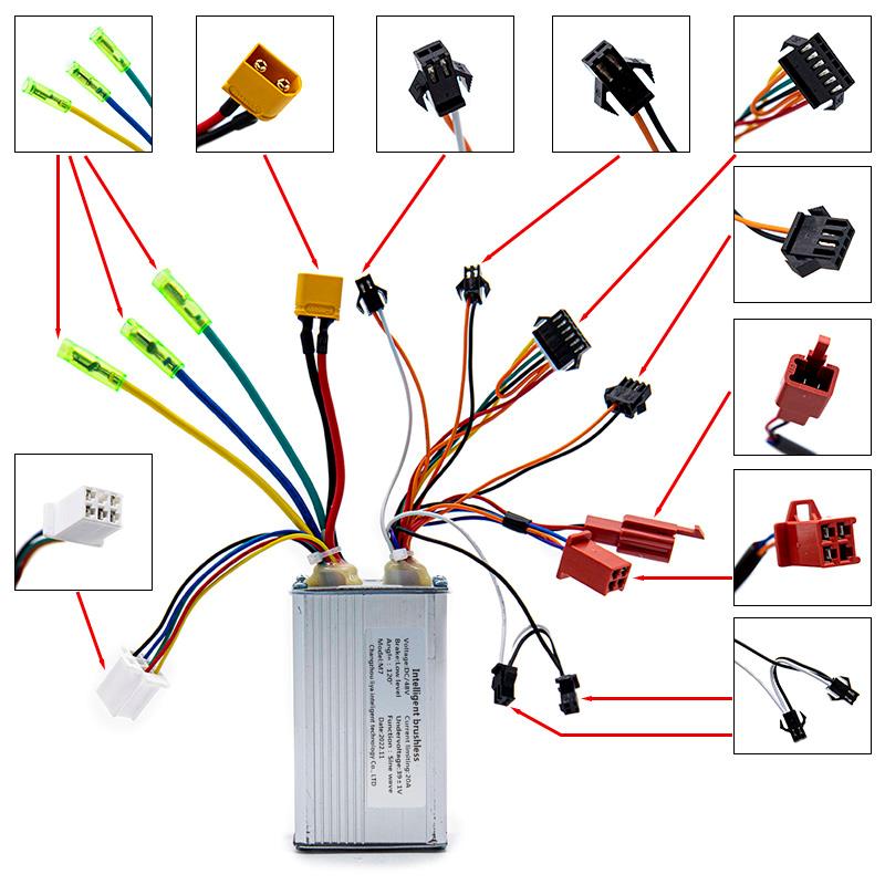 Contrôleur 48V 20A 800W LCD Liviae