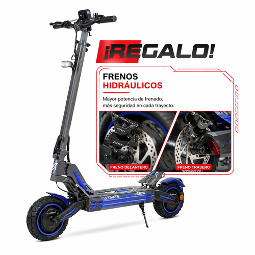Patinete Eléctrico Ecoxtrem M41 Tank Dual Motor Homologado DGT