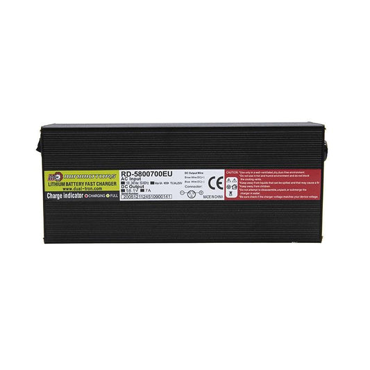 Cargador 52V (salida 58,8v) 7A conector GX16 para Dualtron