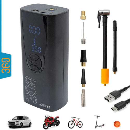 Gonfleur électrique portable EW2.0 avec fonction Power Bank