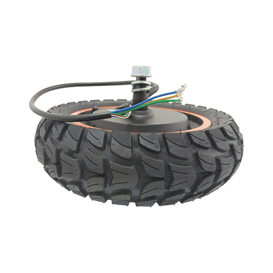 Moteur ZWHEEL 600W + Pneu Tubeless 10' Axe de Câble Intérieur Ø17mm T4-2022