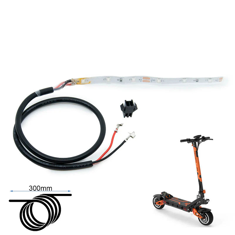 Wasserdichte LED-Frontleuchte Lampe Zubehör Elektroroller Scheinwerfer Ersatz für MAX G30 Elektroroller