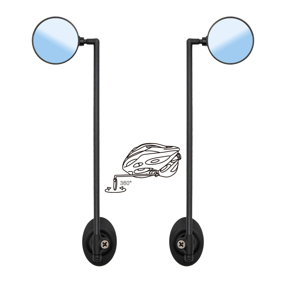 Espejo retrovisor lateral EWR002 para casco - ajustable y desmontable