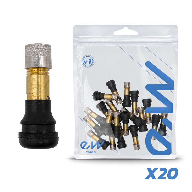 Válvula tubeless recta de 32mm (junta presión) - PVR40 - 20uds