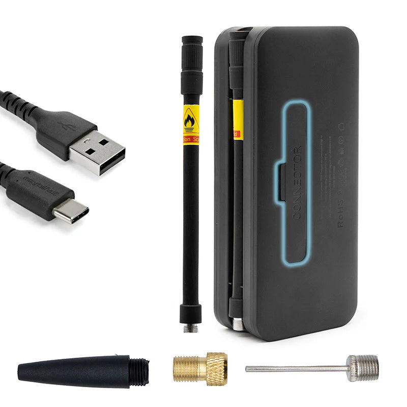 Inflador eléctrico portátil función Power Bank