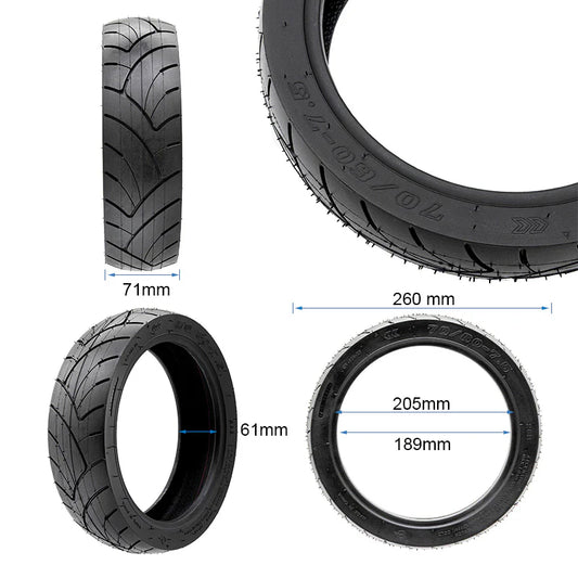 Neumático tubeless 70/60-7,5 para Ninebot ZT3 Pro Tubeless LISO