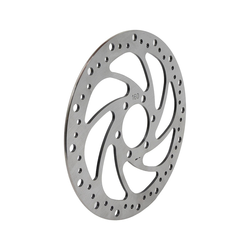 Disco de freno R6 160mm 6H plata - 48mm con grosor 2,9mm