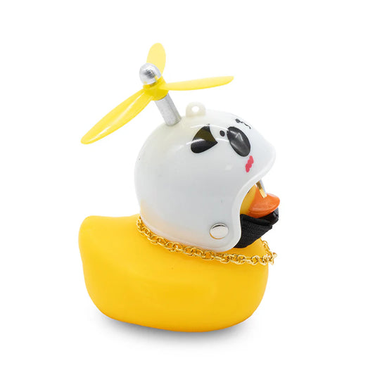 Pato casco hélice oso