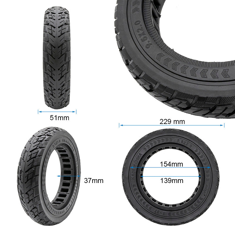 Rueda maciza 9,5x2,0/9,2x2