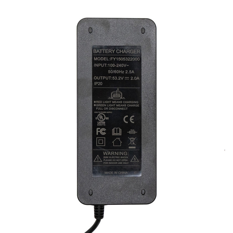 Cargador premium 48V (salida 53,2v) 2A para NIU -conector SJT-125E