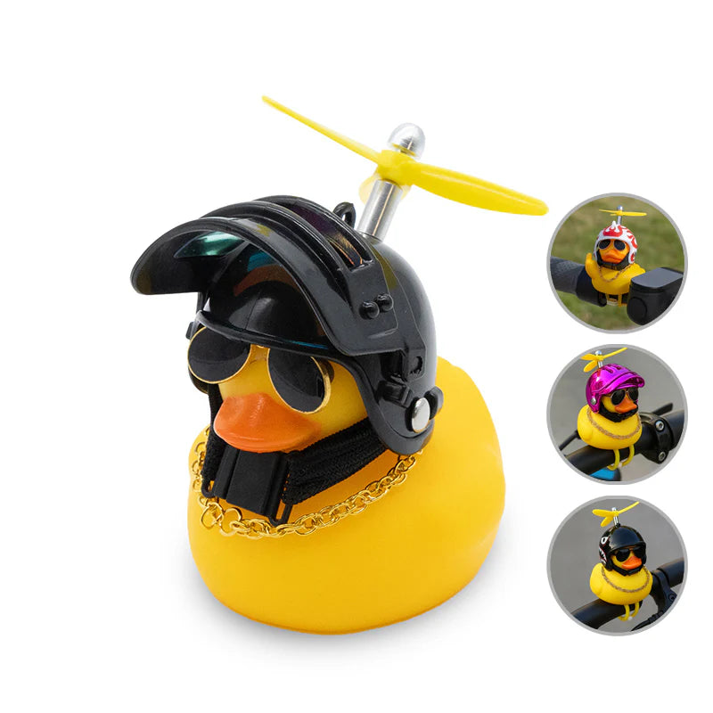Pato casco hélice negro