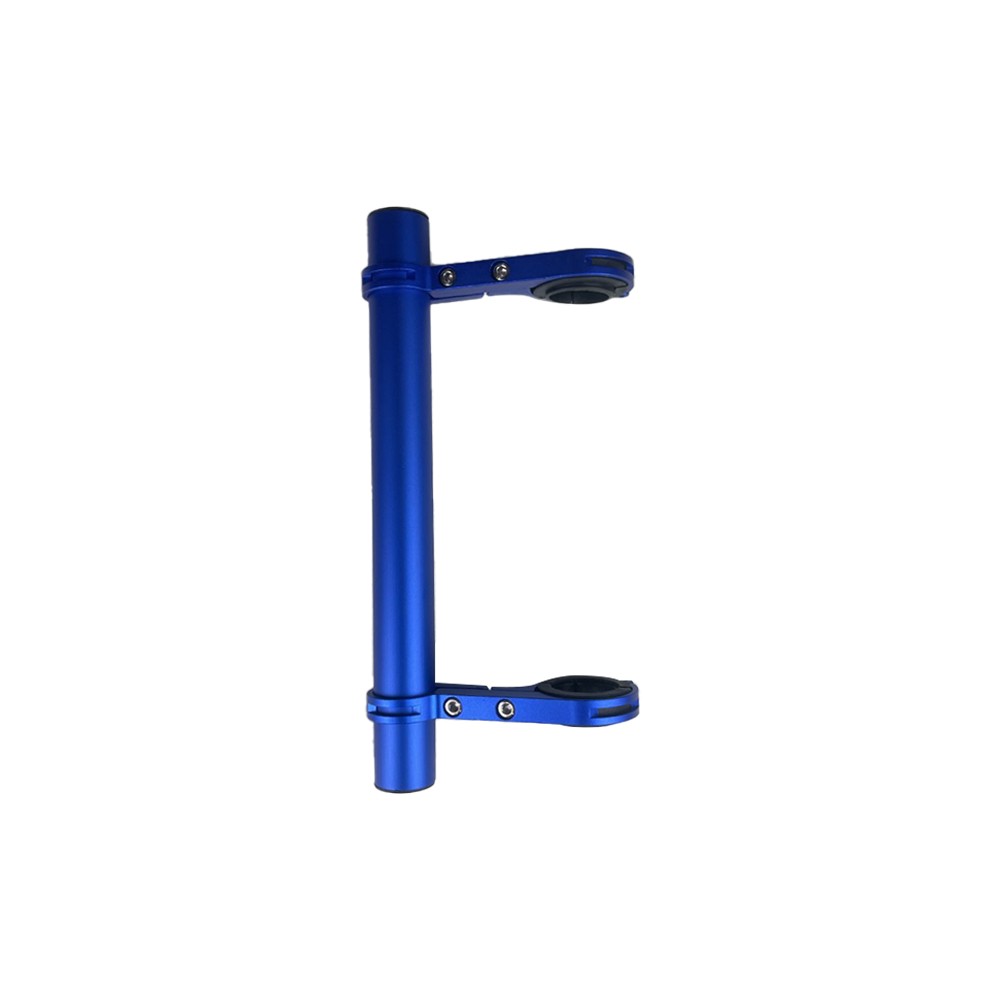 Extensión de manillar doble azul