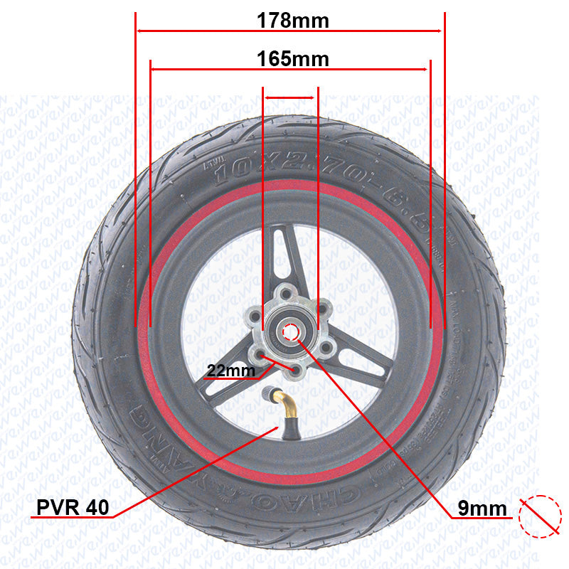 Llanta Smartgyro/Zwheel – Rojo