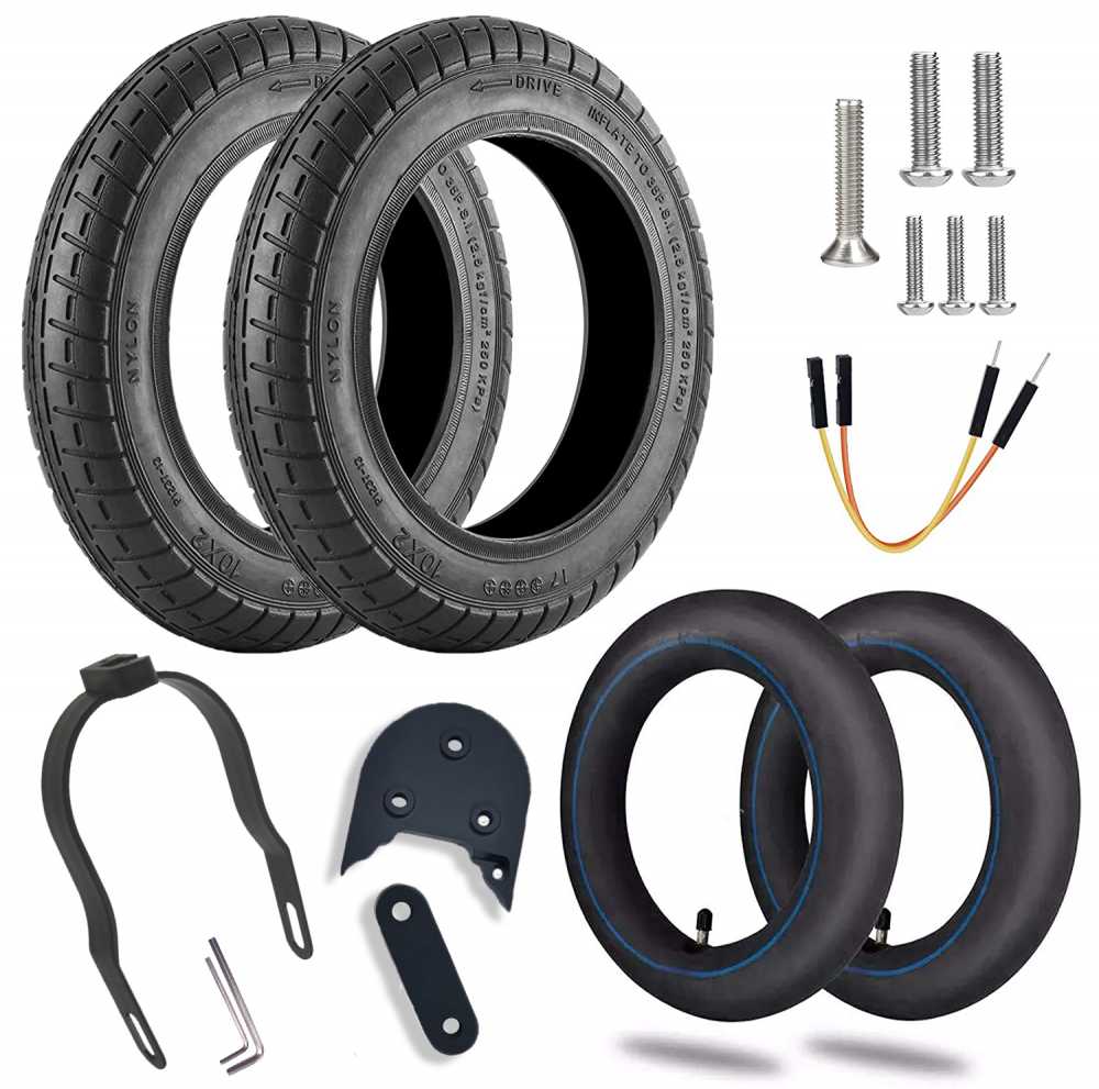 KIT WANDA BLACK NEUMÁTICOS DE 10" PULGADAS XIAOMI M365/M365 PRO
