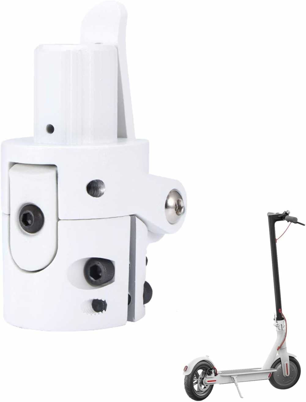 (BLANCO) BASE DE PLIEGUE MASTIL XIAOMI M365 COMPLETO