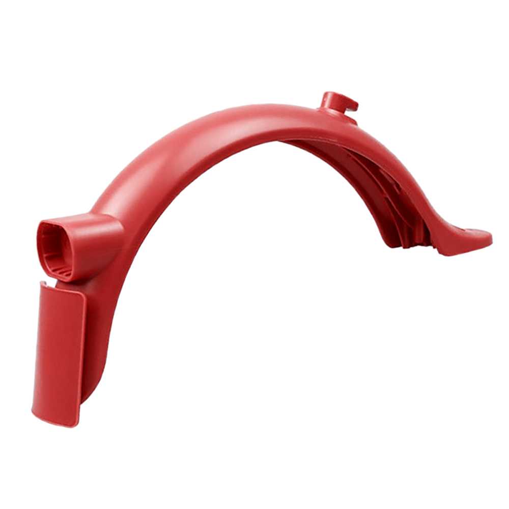 (NO LUZ - ROJO)GUARDABARRO V2 TRASERO COMPATIBLE CON M365/PRO/1S/PRO 2