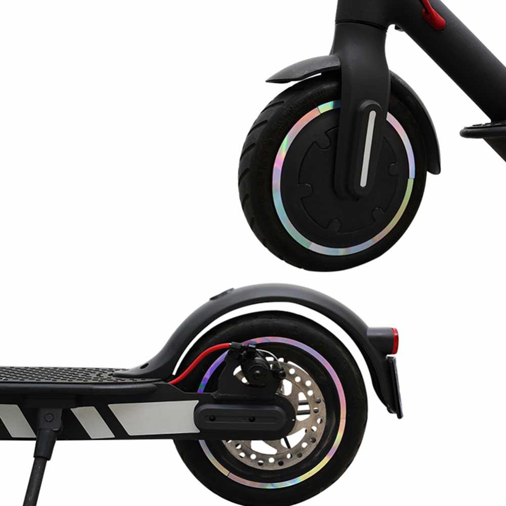 (CROMO) PEGATINA RUEDA/LLANTA PARA PATINETE ELÉCTRICO