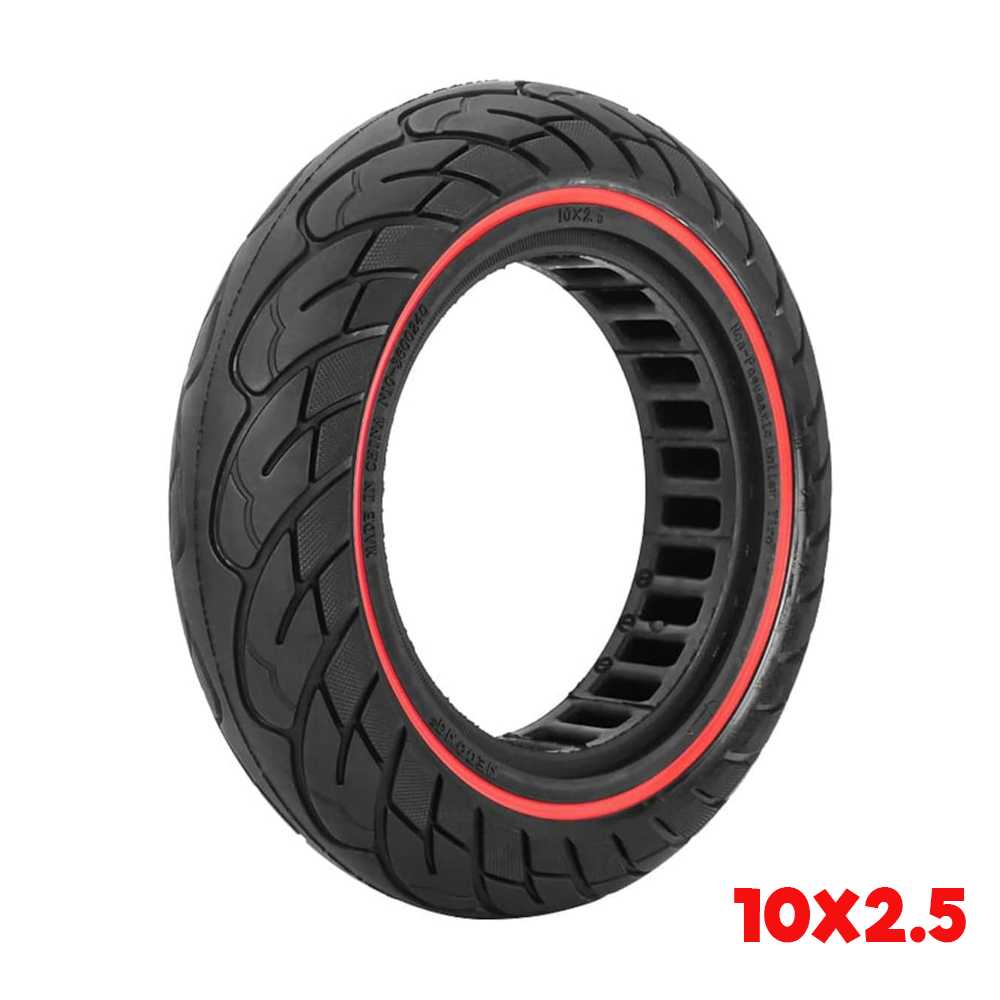 NEUMÁTICO MACIZO 10"X2.5 LLANTAS DE 34MM ULTRA LIGERO V3 (NEDONG) COM
