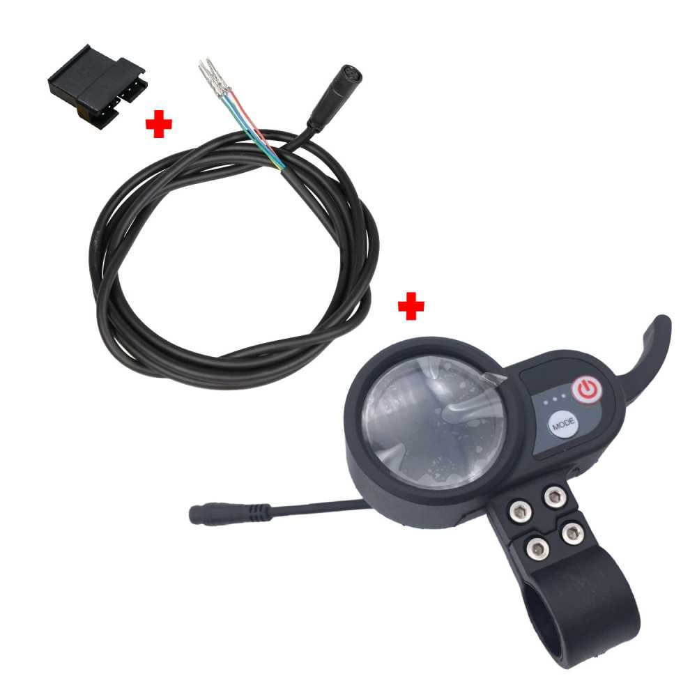 JP CONTROLLER KIT + DISPLAY + SKATEFLASH ANSCHLUSSKABEL 52V-25A OHNE HAL SENSOR