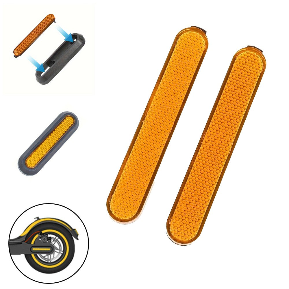REFLECTANTE AMARILLO 2PCS PARA PATINETE ELÉCTRICO XIAOMI PRO2 1S, CINT