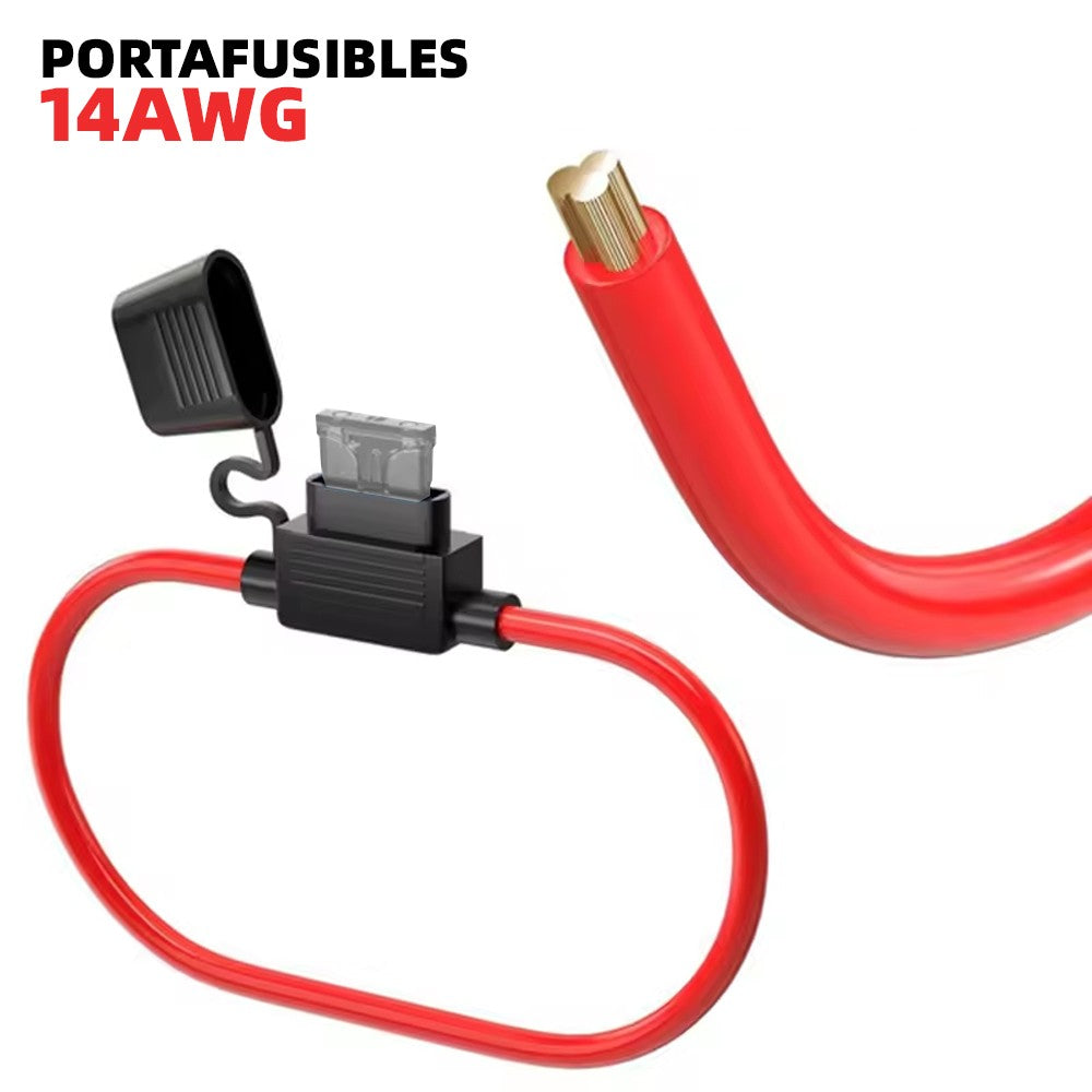 Portafusible Caja de Fusible 14AWG