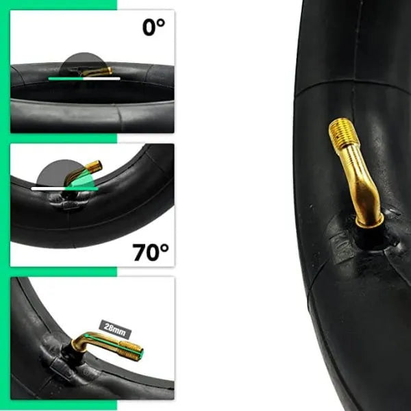 Cámara de aire 85/65-6.5 Valvula Acodada 70/0