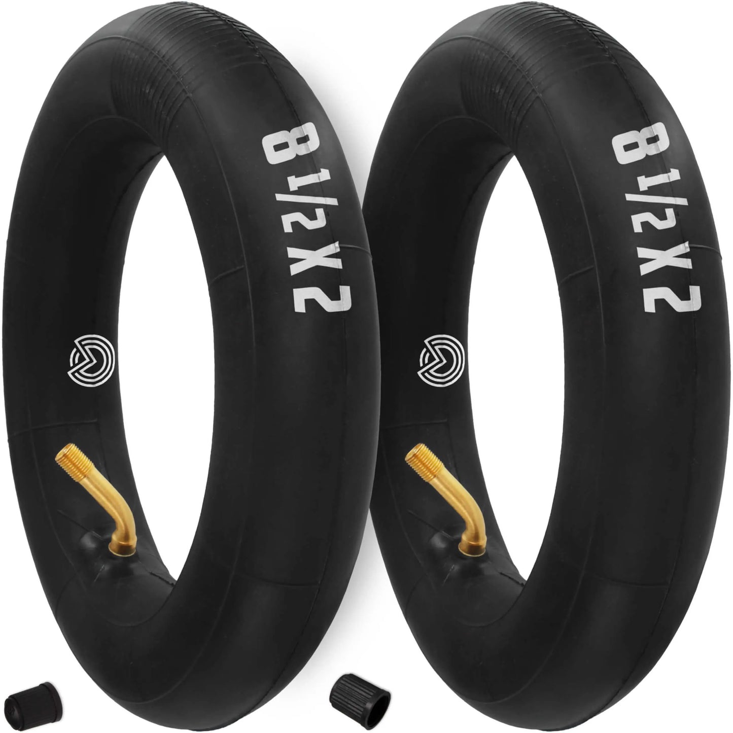 Cámara de aire 8.5×2 con Válvula acodada 45/45