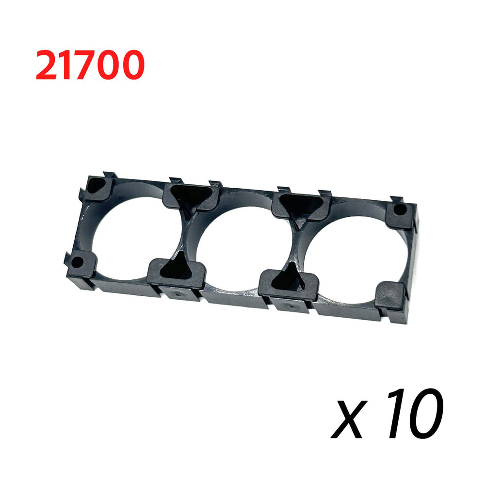Soporte de batería de litio 21700 (Paquete de 10) (3 pines 21.75mm)