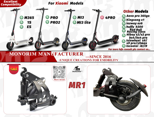 Suspension trasera MONORIM para xiaomi standard y pro