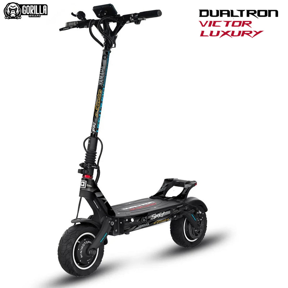 Autocollants Redbull X KTM pour Xiaomi (noir) – KIT COMPLET (26 autocollants) + BASE PRO/PRO2