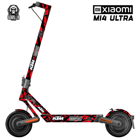 Vinilo KTM Red con base antideslizante para Xiaomi MI4 ULTRA