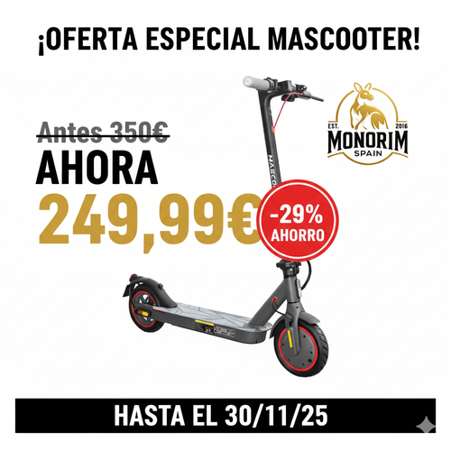 Patinete Zwheel Mascooter S1 Homologado (OFERTA 31-12-25)