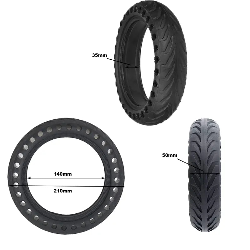 Rueda maciza perforada 8,5x2-6 /B34