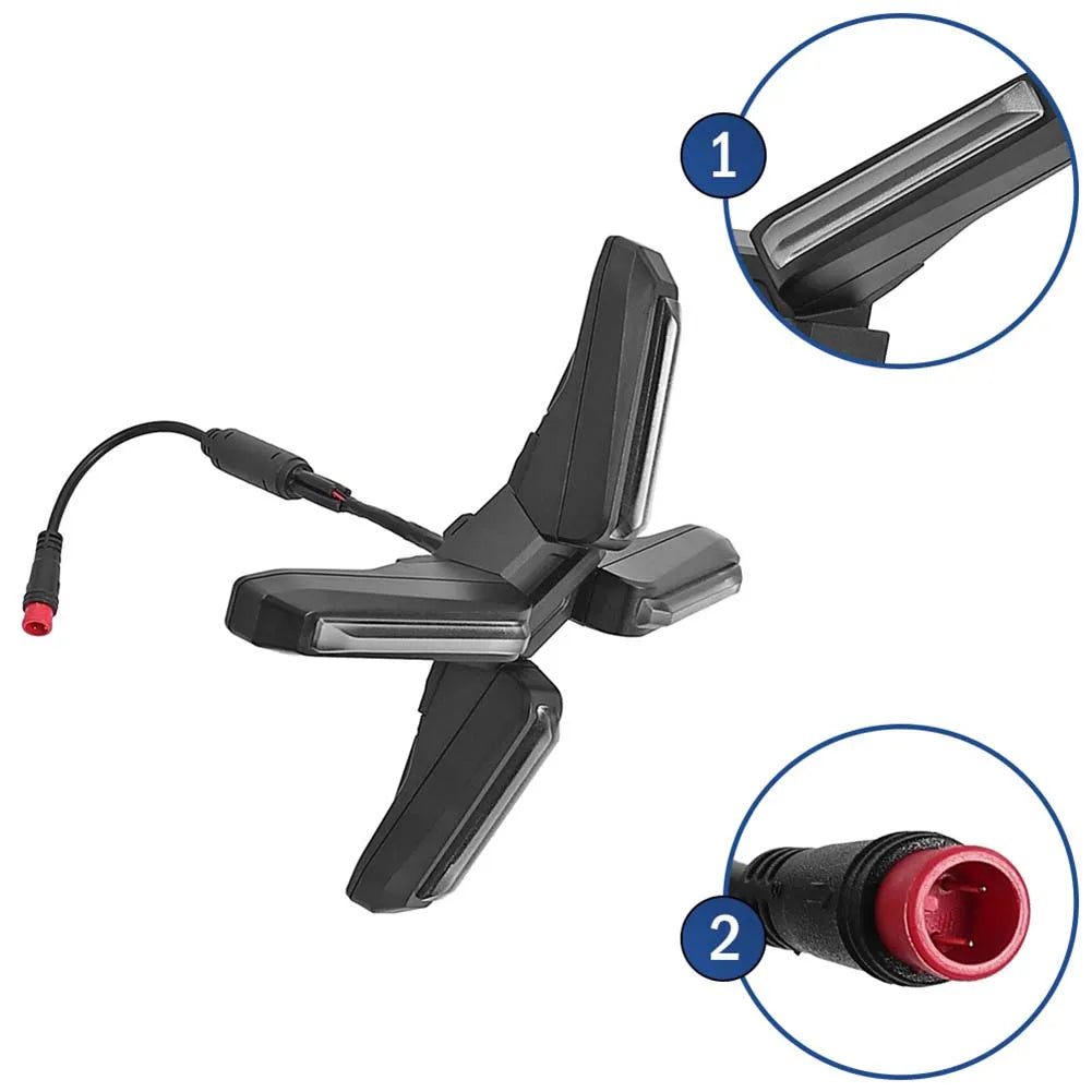 Luces (tipo X) para patinete eléctrico Segway Ninebot ZT3 Pro