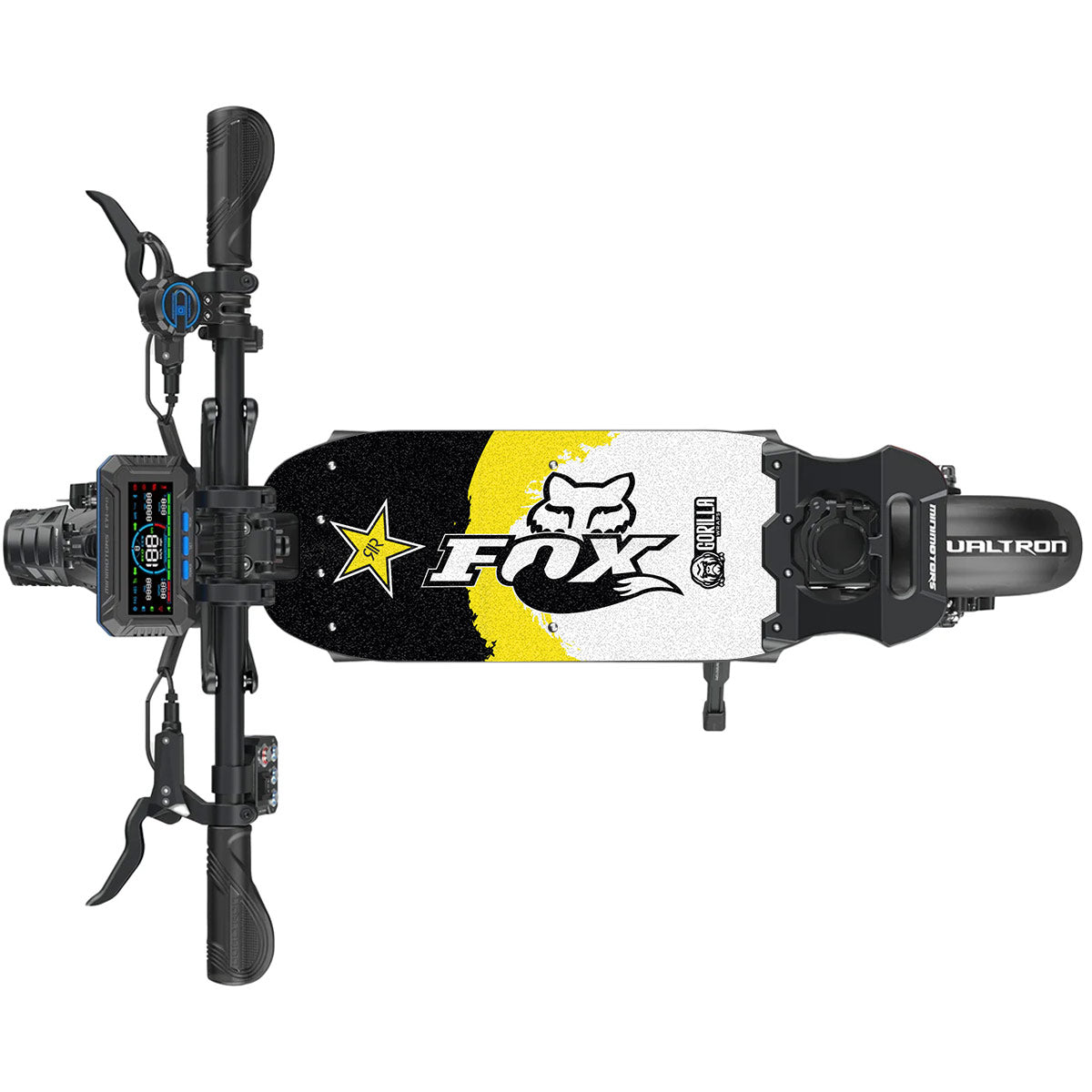 Autocollants Redbull X KTM pour Xiaomi (noir) – KIT COMPLET (26 autocollants) + BASE PRO/PRO2